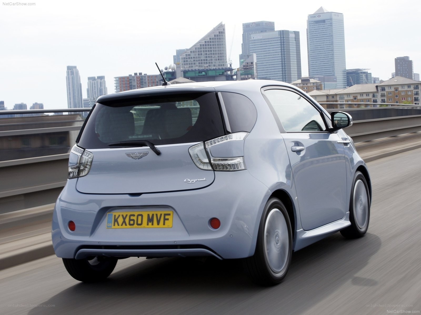 Aston Martin Cygnet in motion