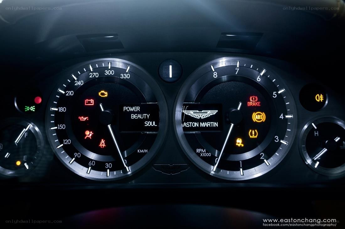 Aston Martin dashboard display