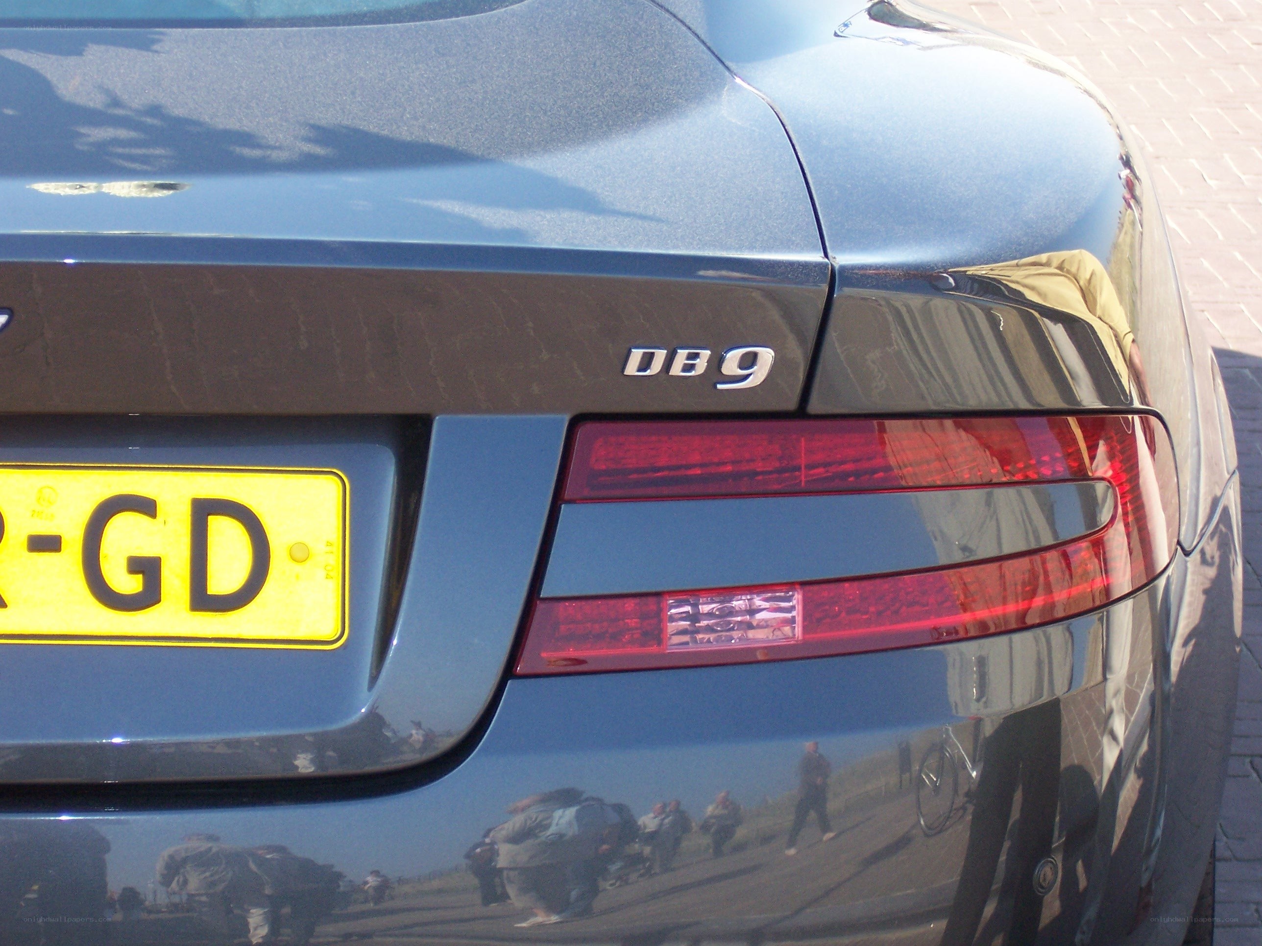 Aston Martin DB9 rear view