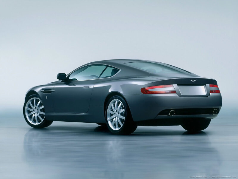 Aston Martin DB9 rear view