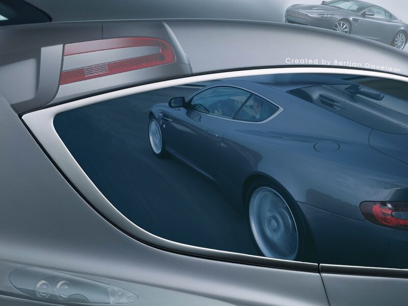 Aston Martin DB9 reflection