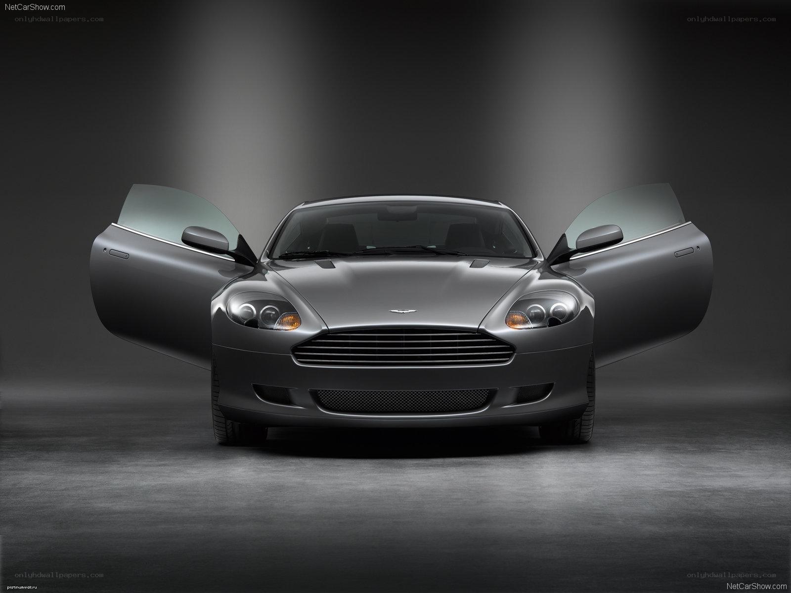 Aston Martin DB9 with open doors