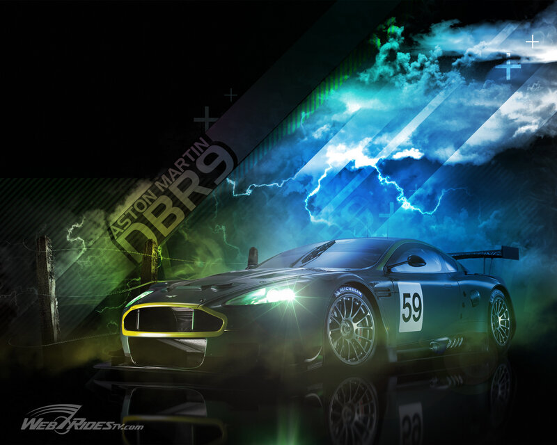 Aston Martin DBR9 race car