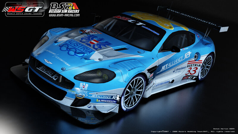 Aston Martin DBR9 race car