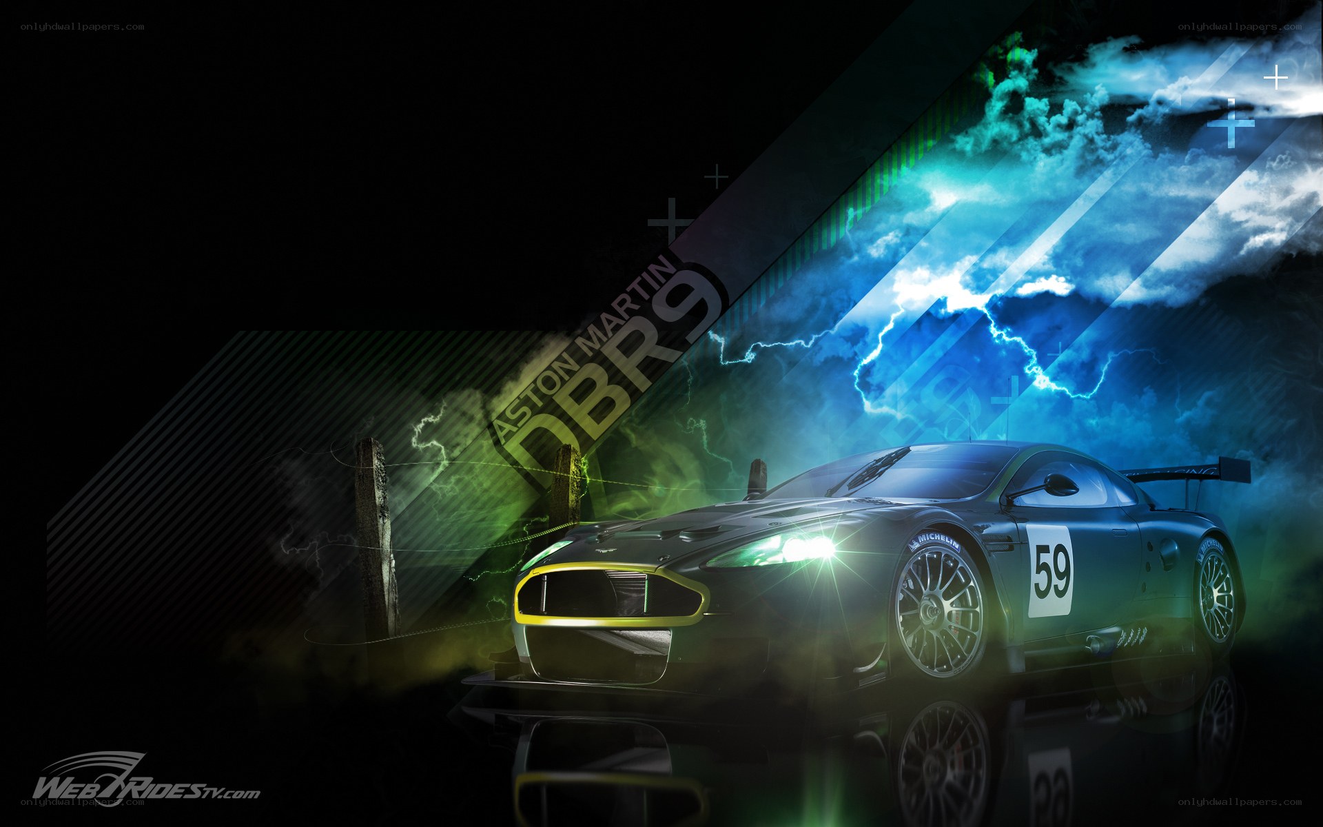 Aston Martin DBR9 racing car