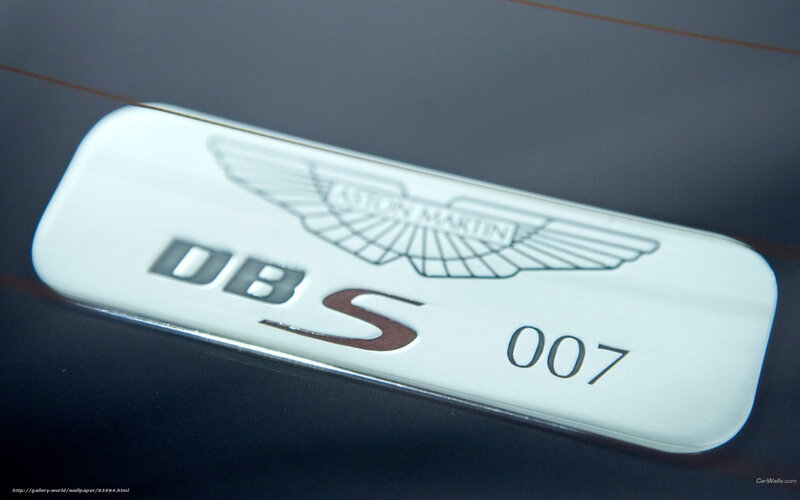 Aston Martin DBS 007 badge