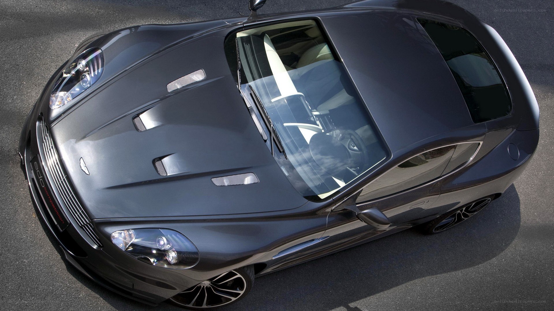 Aston Martin DBS from above