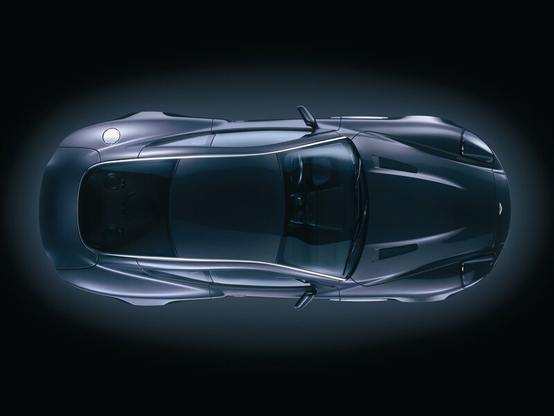 Aston Martin DBS from above