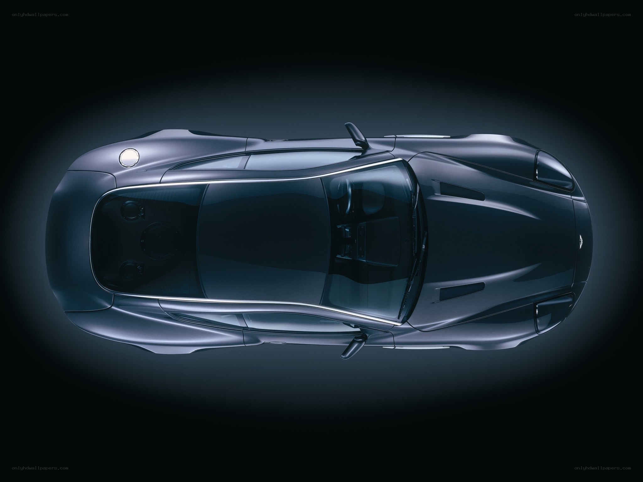 Aston Martin DBS from above