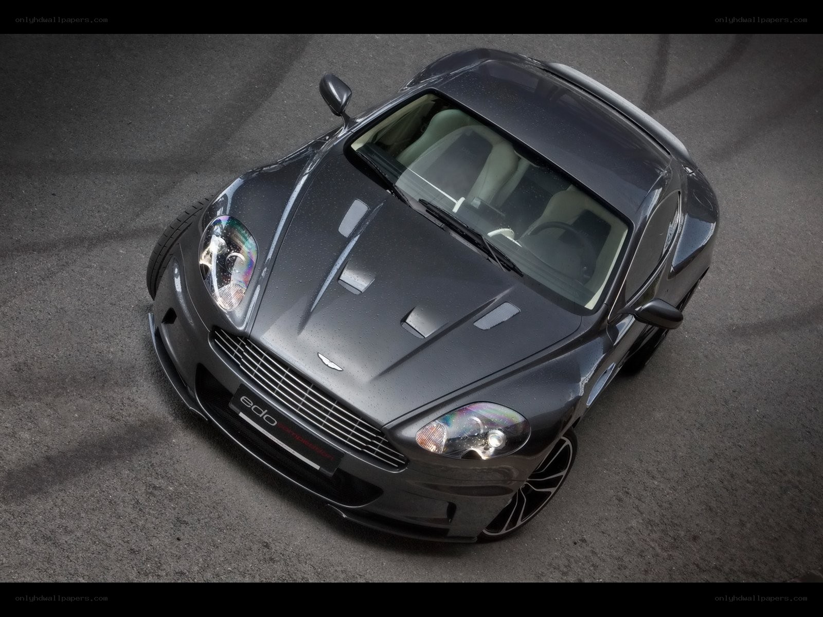 Aston Martin DBS in dark gray