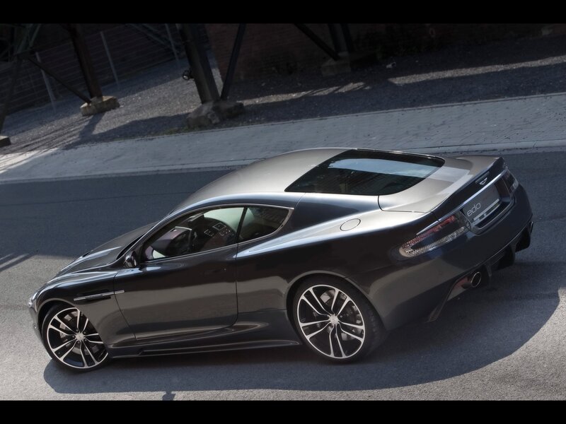 Aston Martin DBS in dark gray