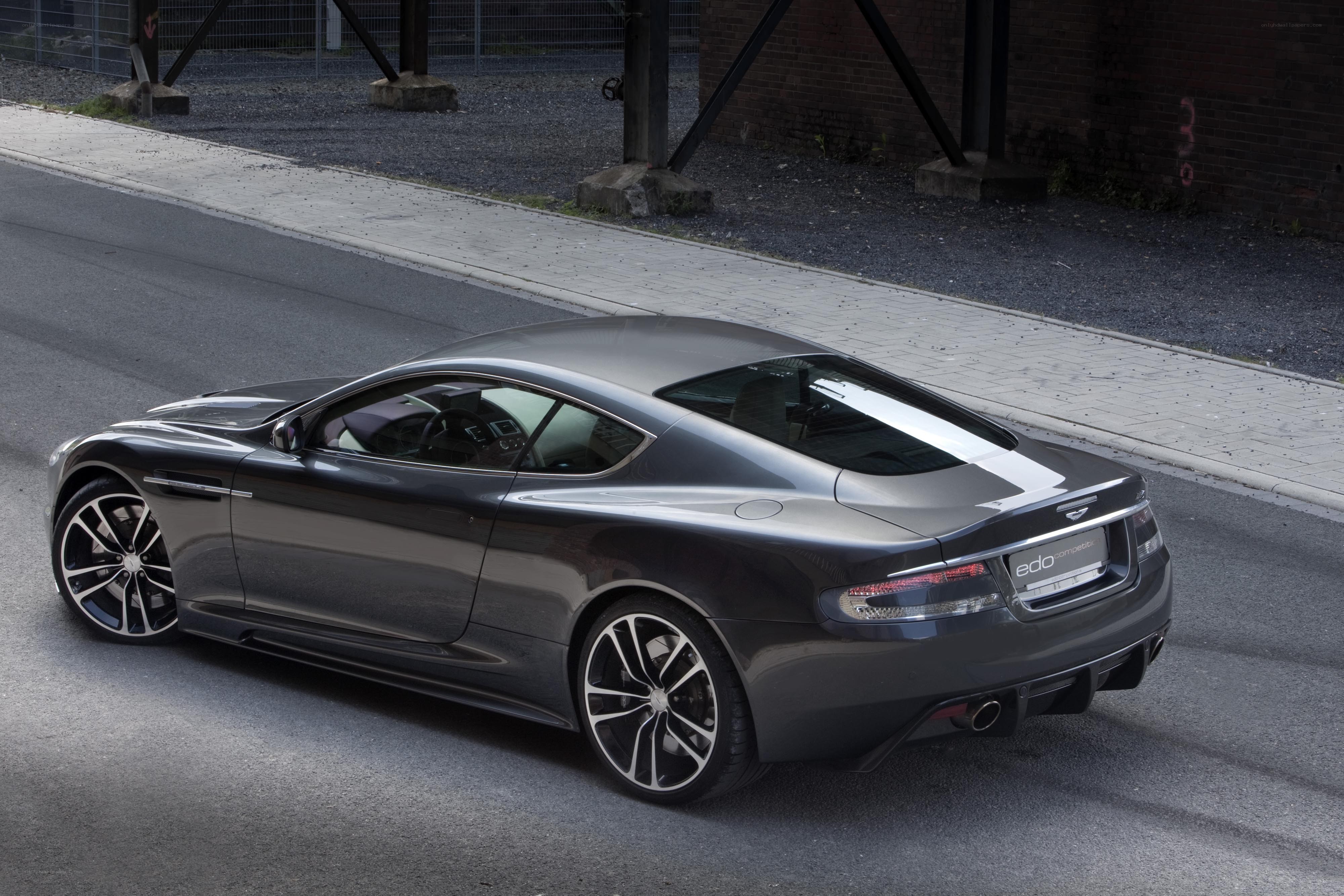 Aston Martin DBS in dark grey