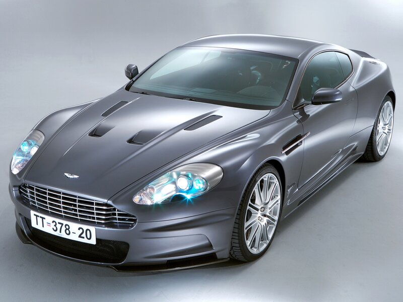 Aston Martin DBS in metallic gray
