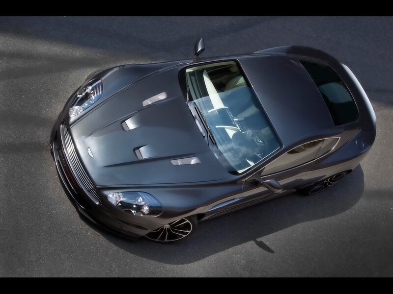 Aston Martin DBS overhead view