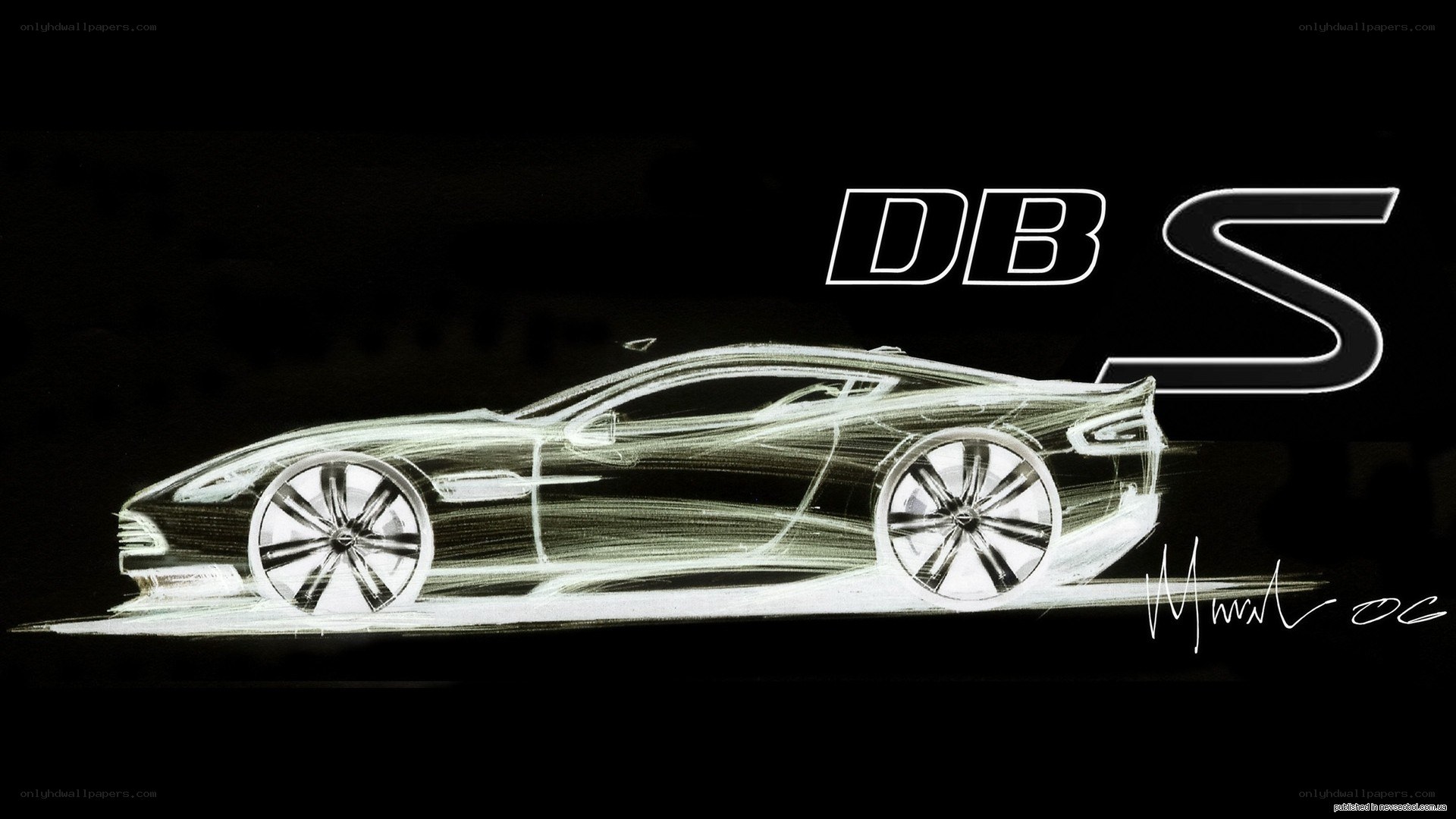 Aston Martin DBS sketch
