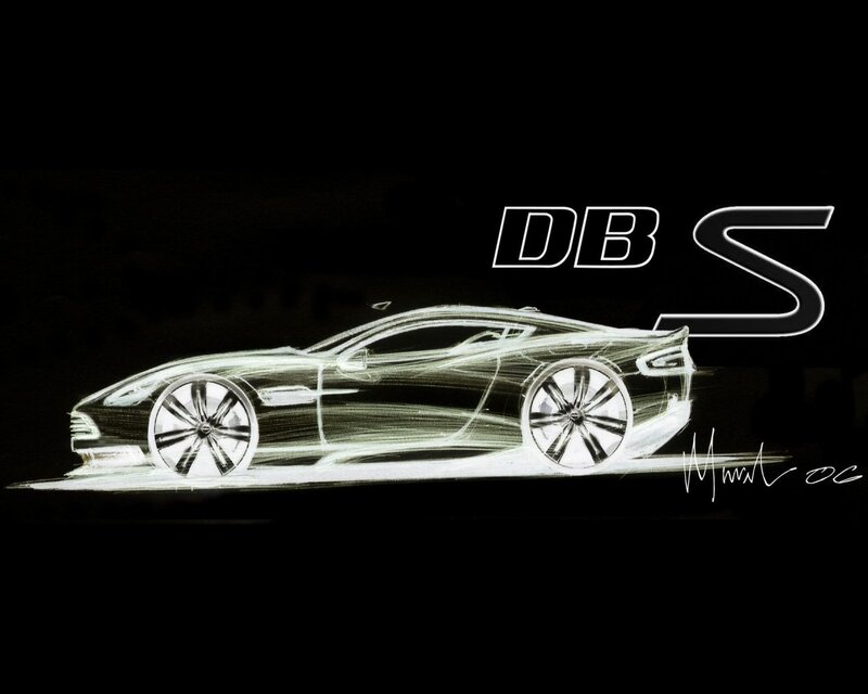Aston Martin DBS Sketch — Black