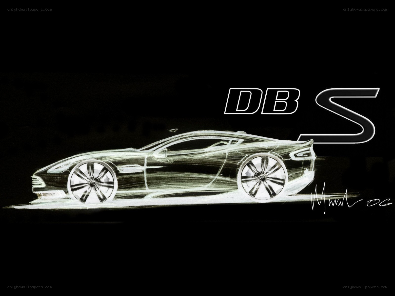 Aston Martin DBS sketch