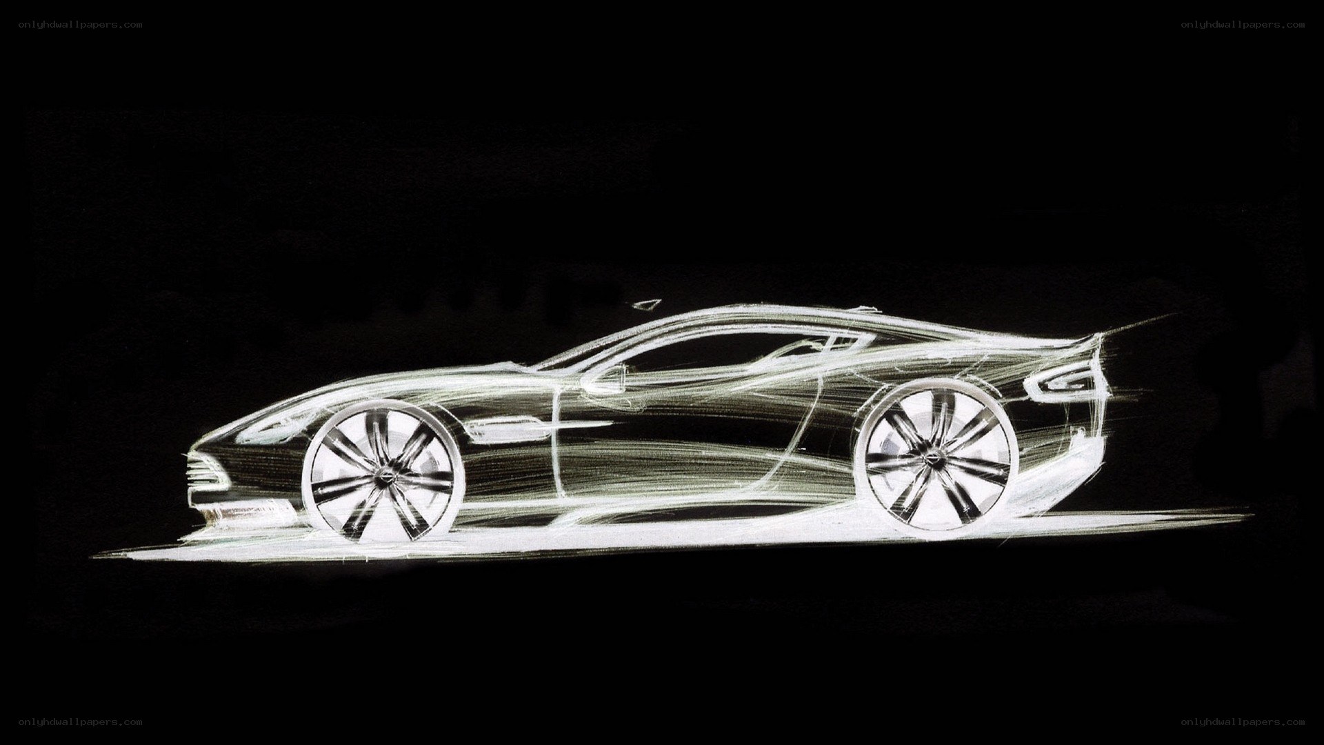 Aston Martin design sketch