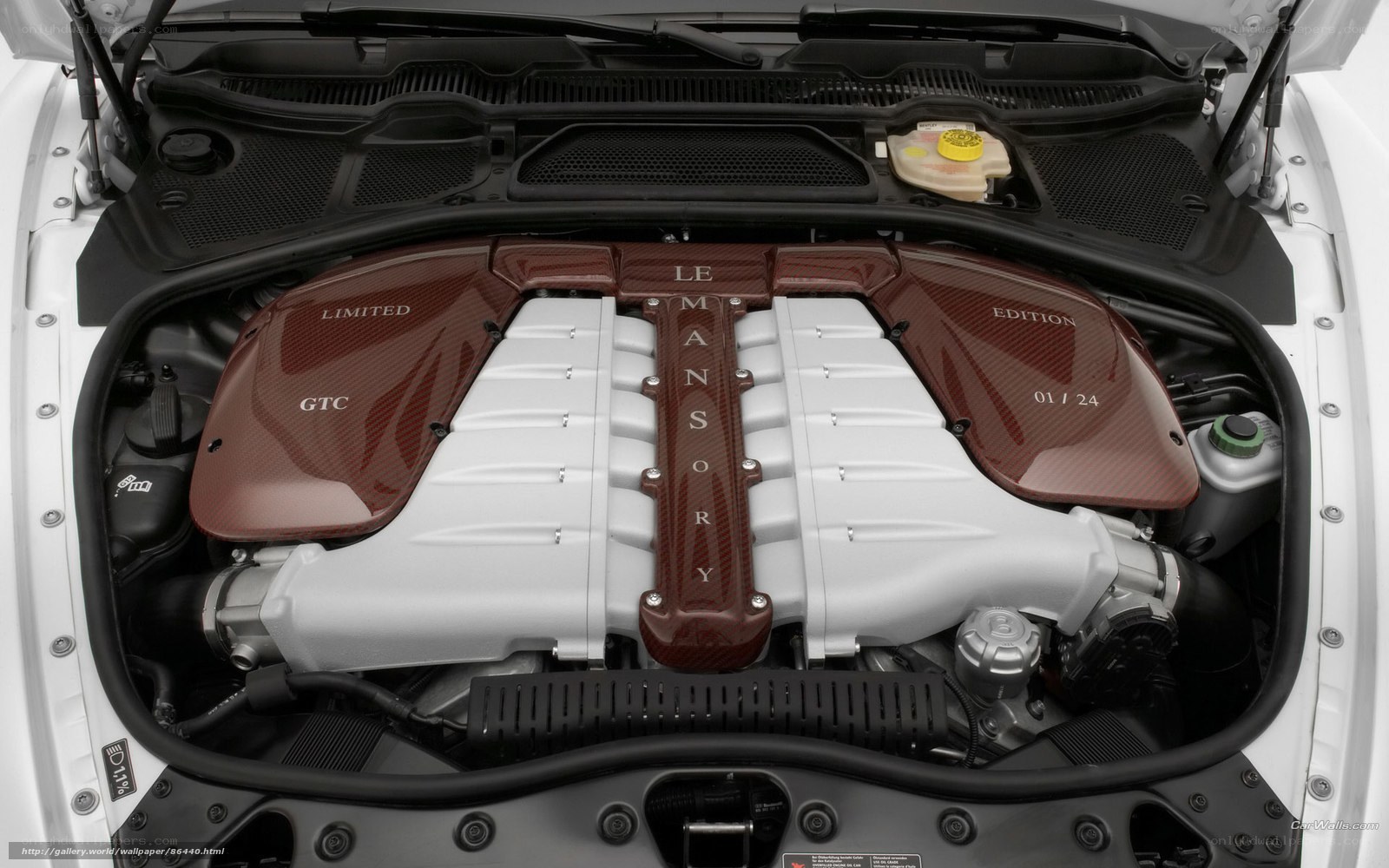 Aston Martin engine bay