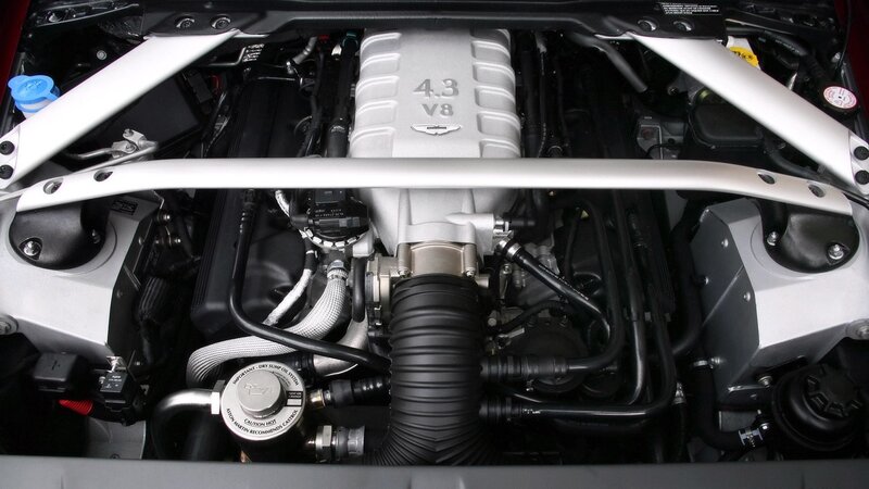 Aston Martin engine bay