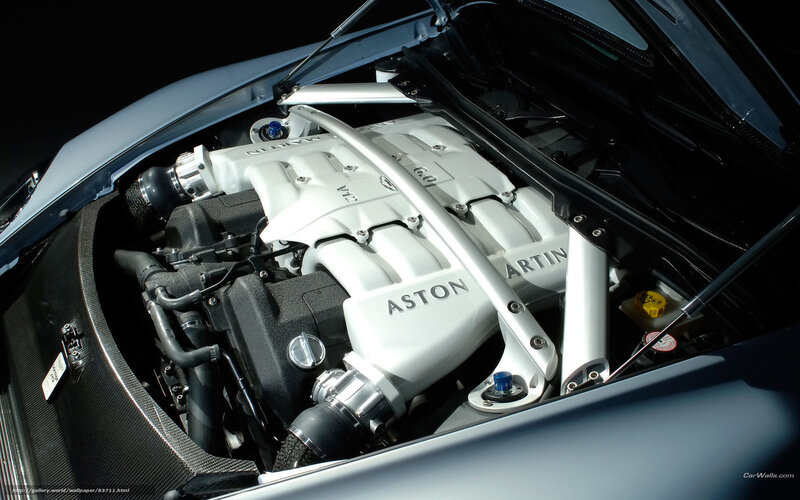 Aston Martin engine bay