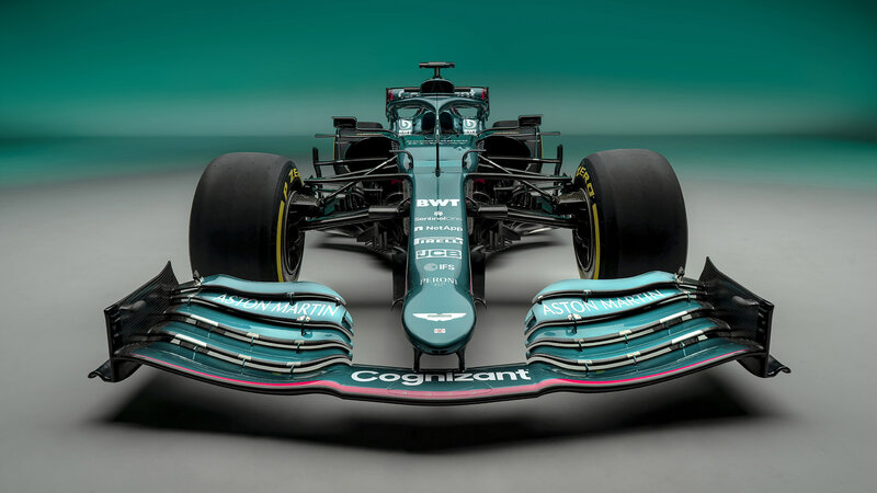 Aston Martin F1 Car — Teal