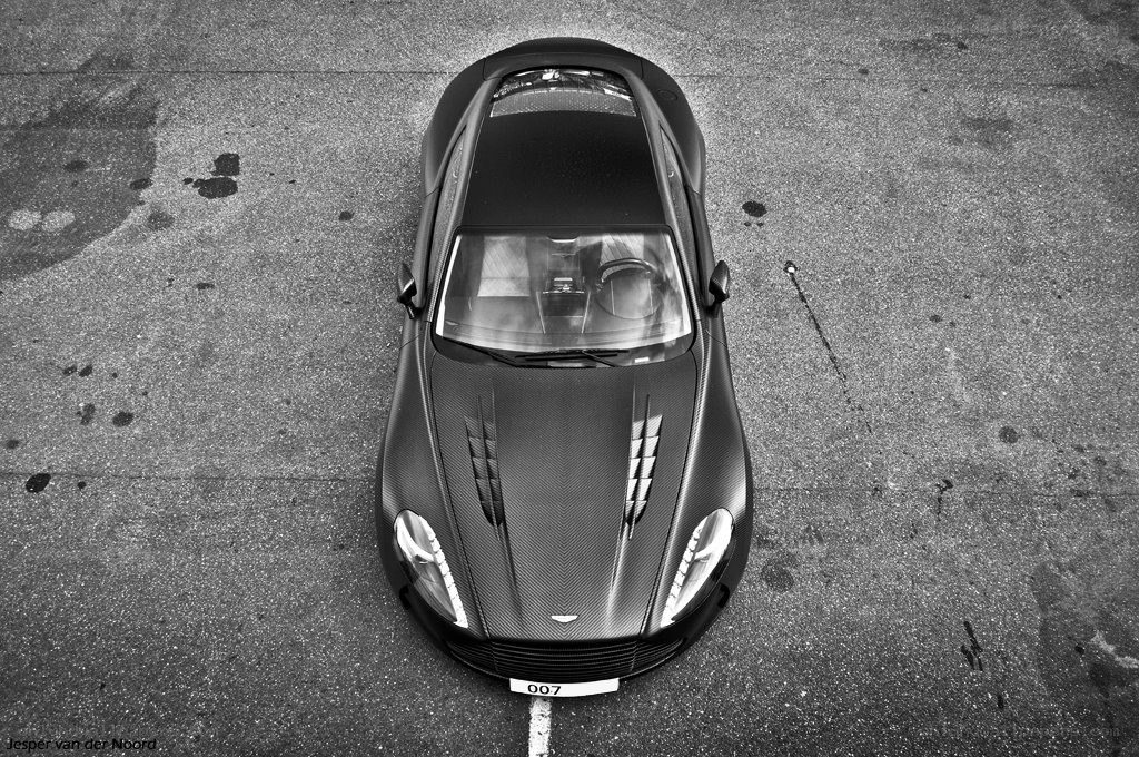 Aston Martin from above
