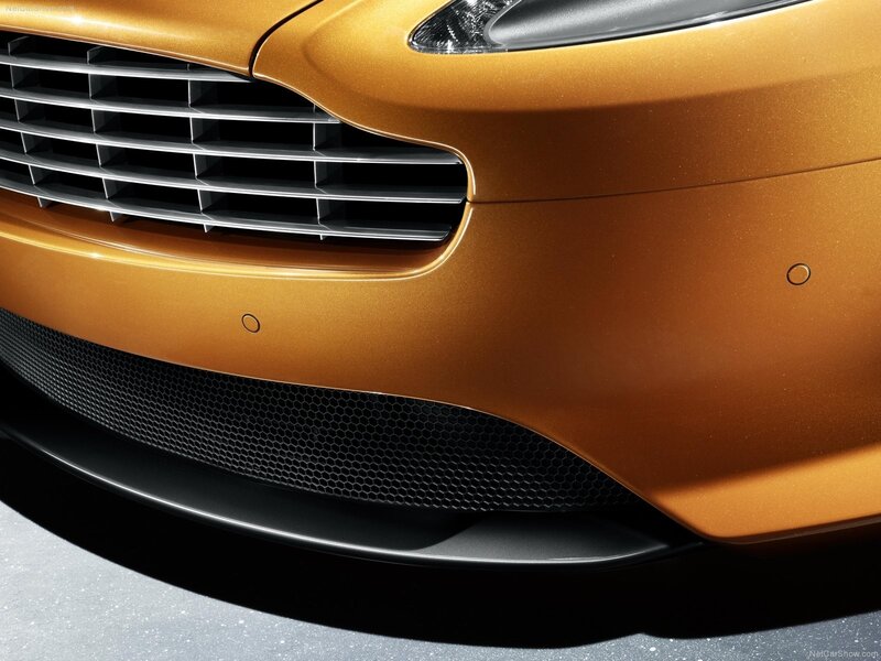 Aston Martin front grille detail