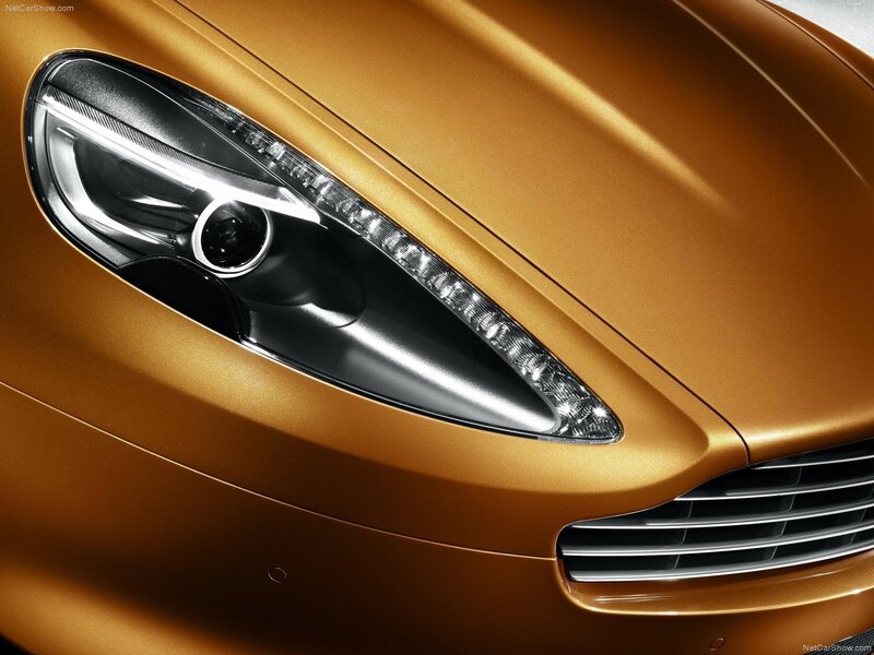 Aston Martin front headlight
