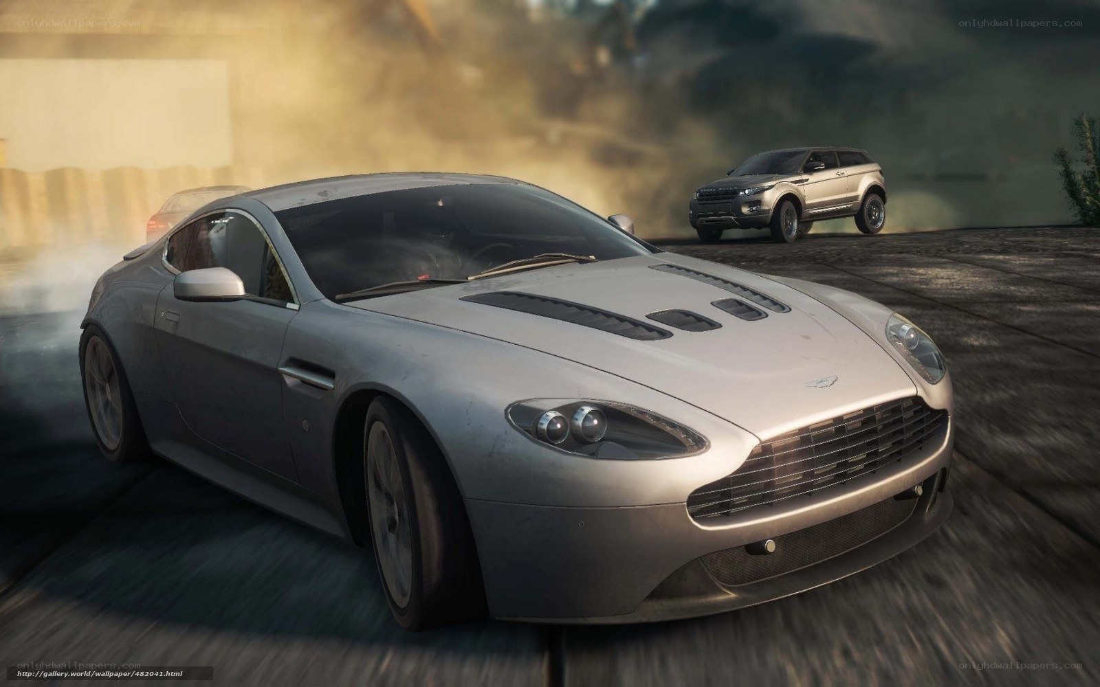 Aston Martin in action