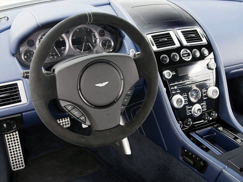 Aston Martin Interior — Blue
