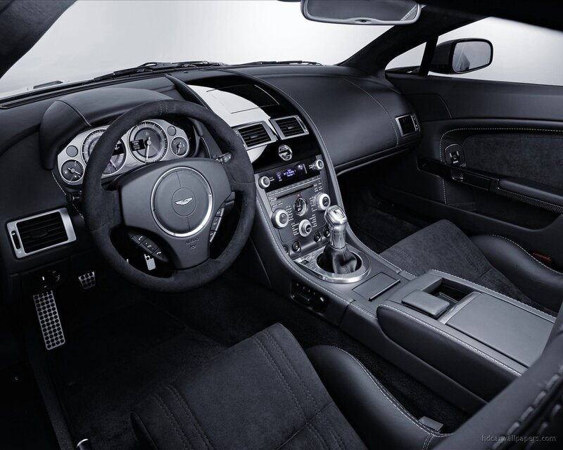 Aston Martin interior cockpit