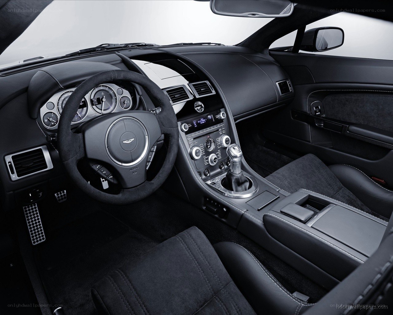 Aston Martin interior cockpit
