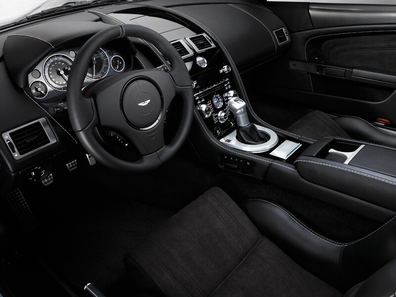 Aston Martin interior cockpit