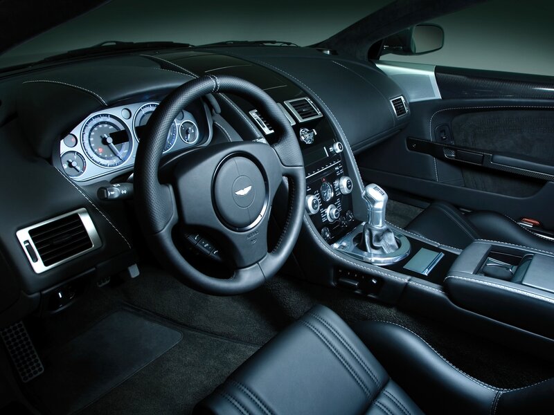 Aston Martin interior dashboard