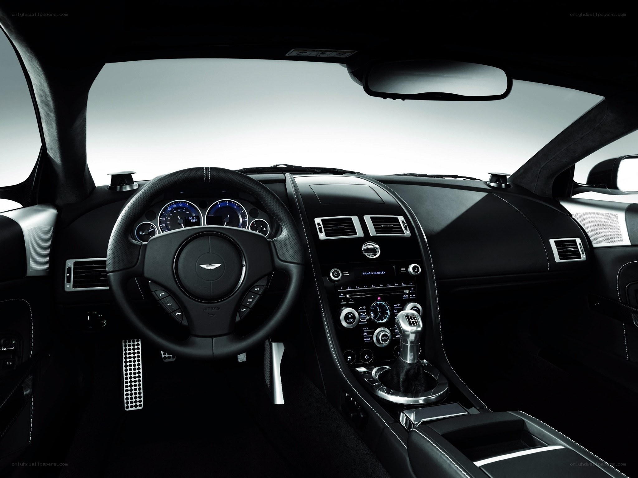 Aston Martin interior dashboard