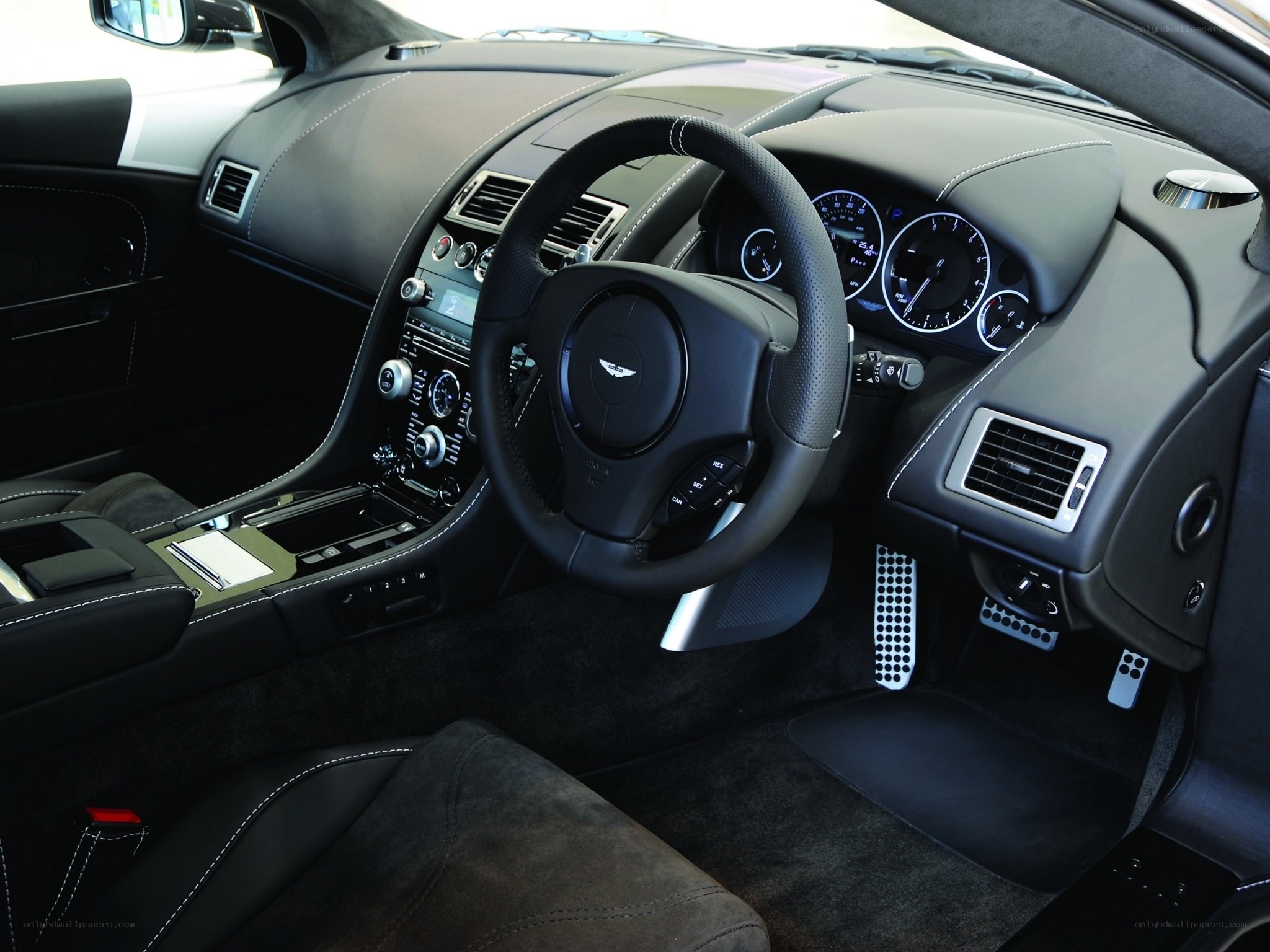 Aston Martin interior dashboard