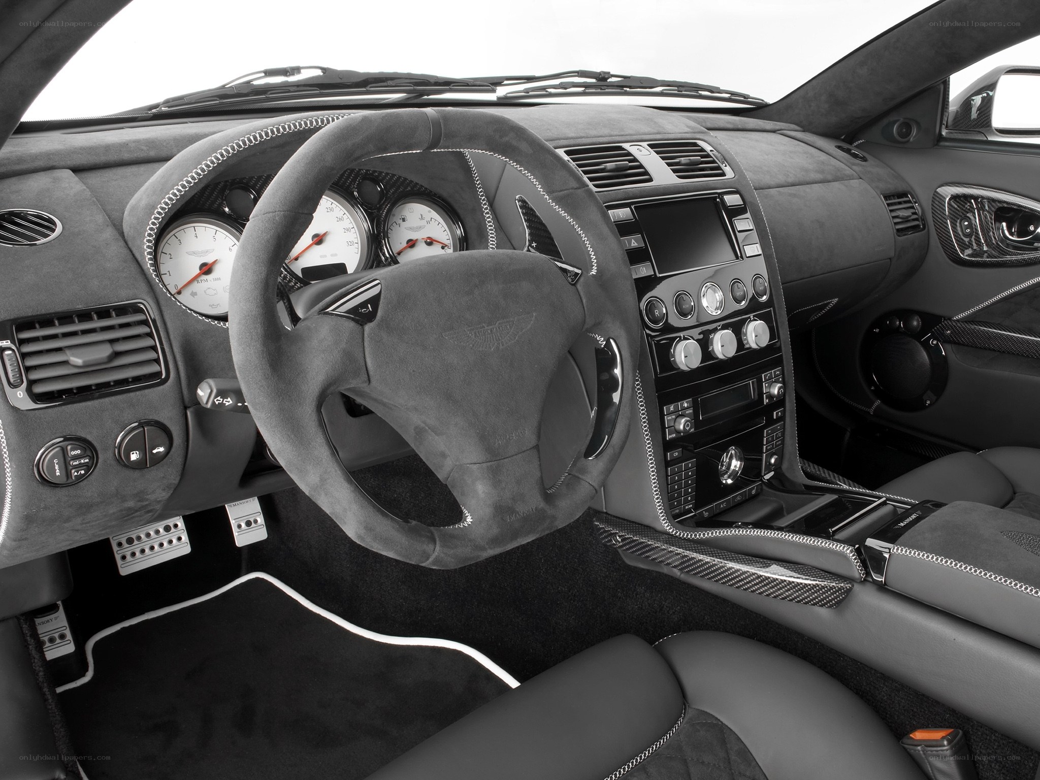 Aston Martin interior dashboard