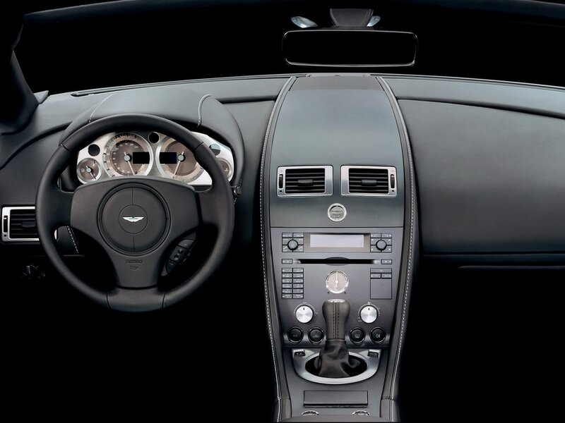 Aston Martin interior dashboard