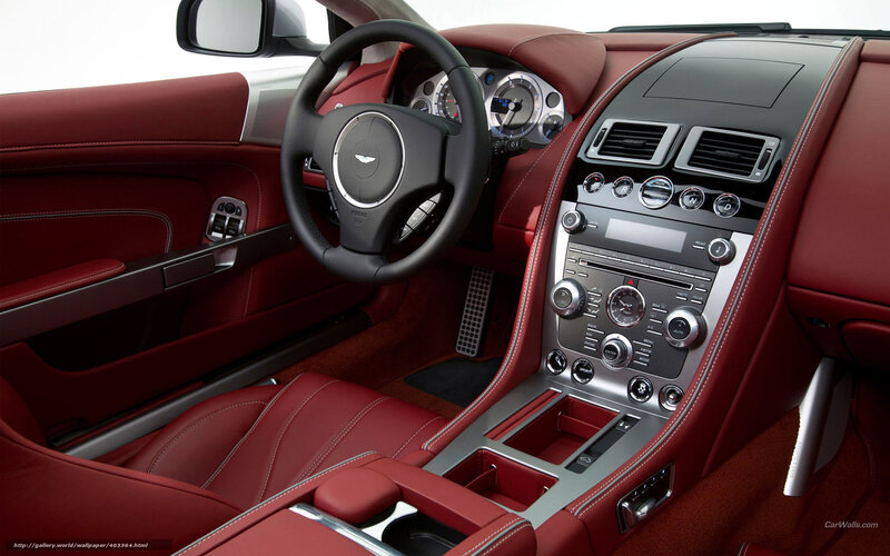 Aston Martin interior dashboard