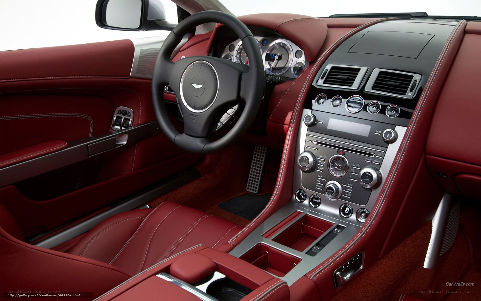Aston Martin interior dashboard