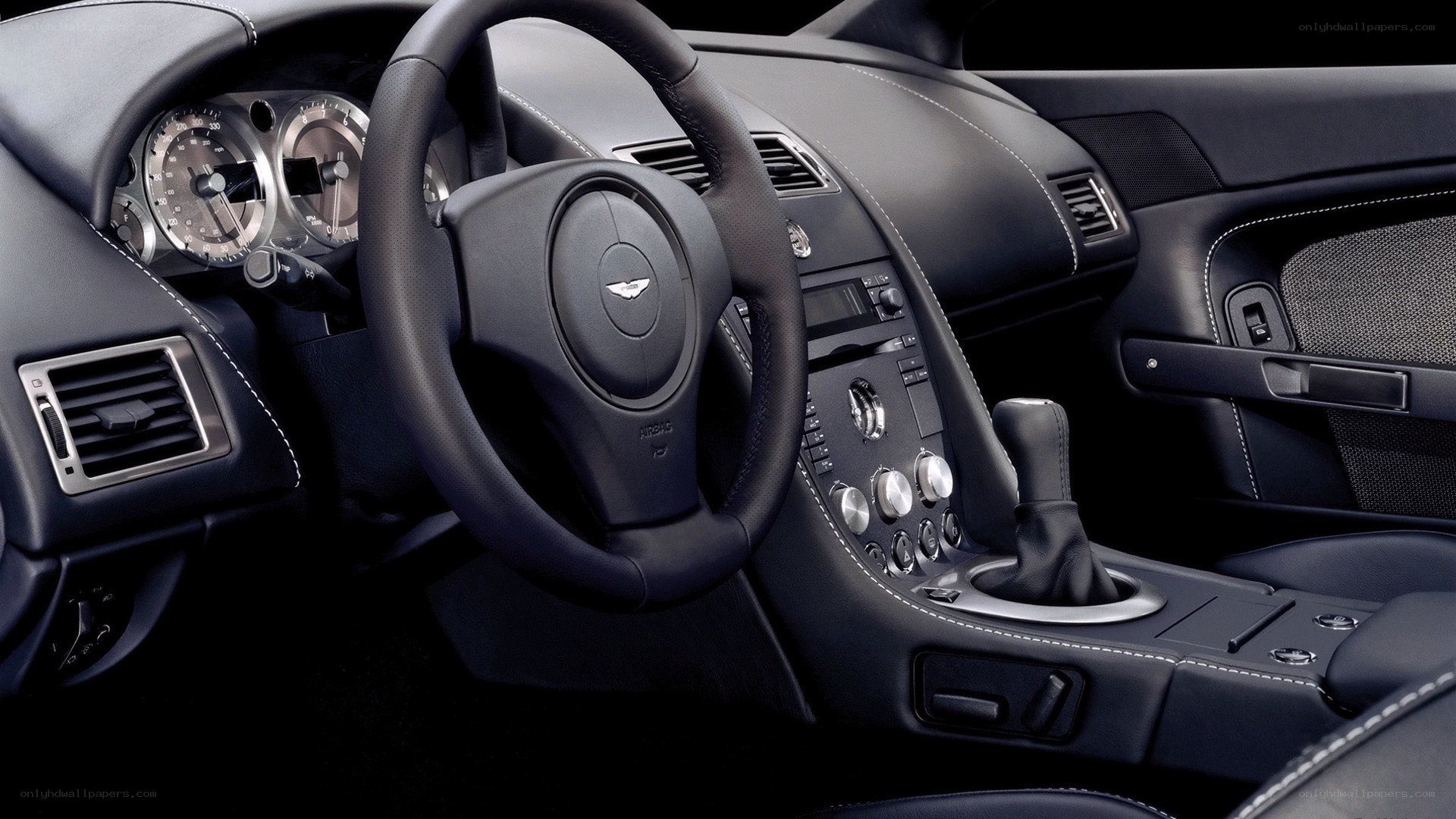 Aston Martin interior dashboard