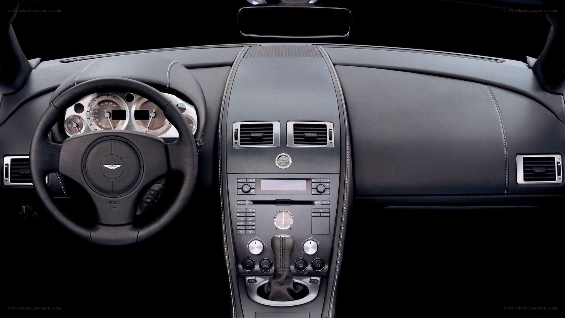 Aston Martin interior dashboard