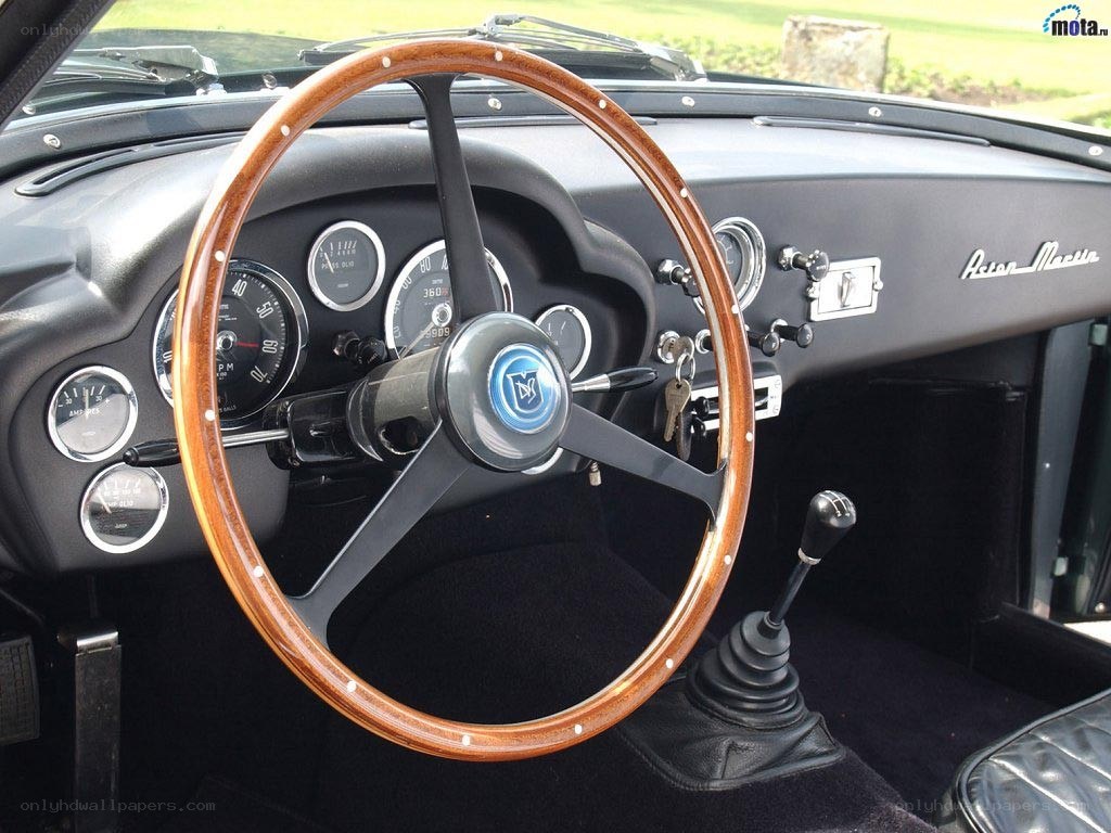 Aston Martin interior dashboard