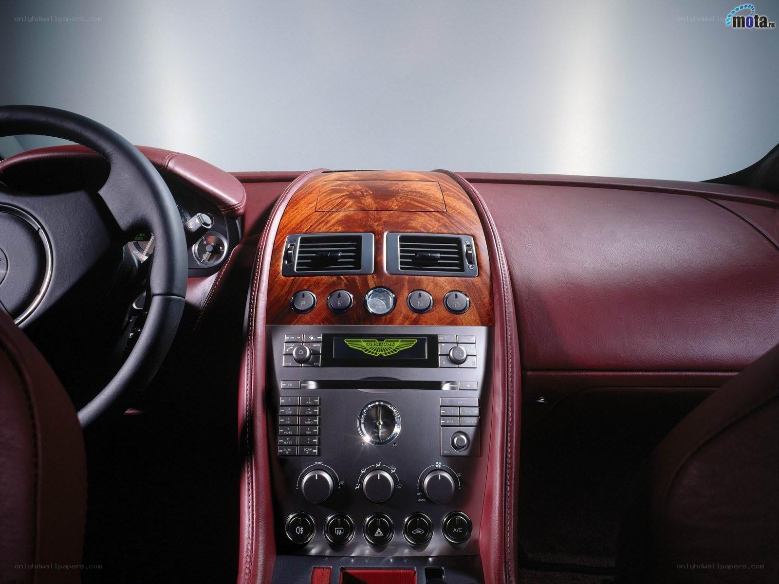 Aston Martin interior dashboard