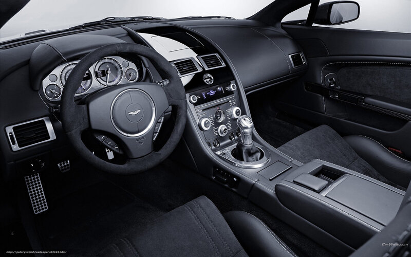 Aston Martin interior dashboard