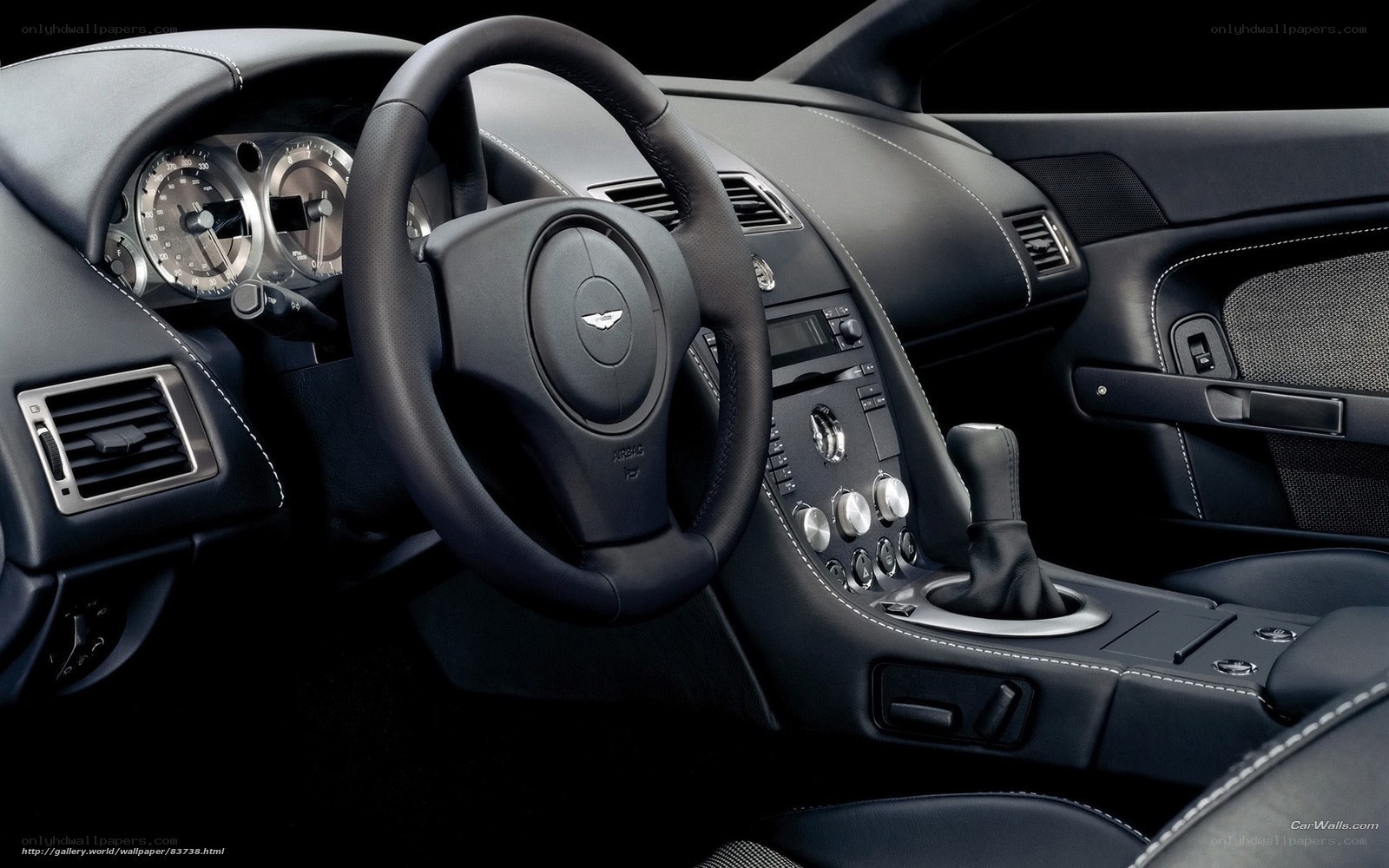 Aston Martin interior dashboard