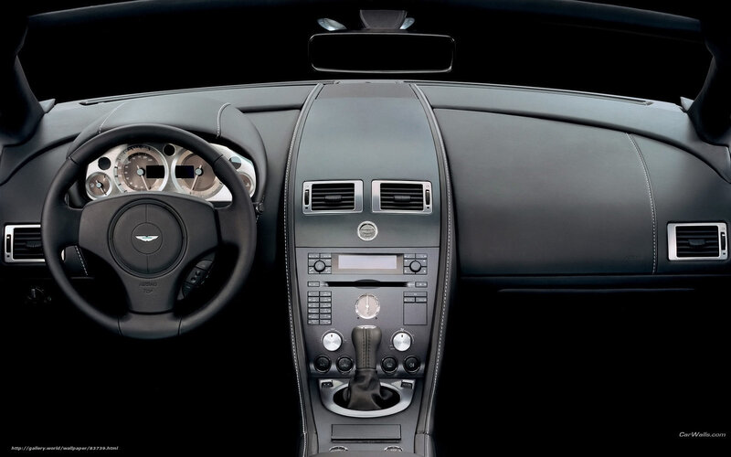 Aston Martin interior dashboard