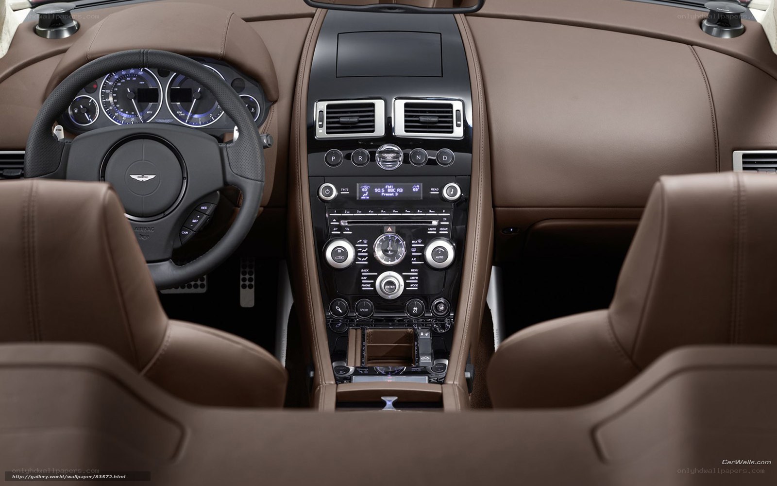 Aston Martin interior dashboard