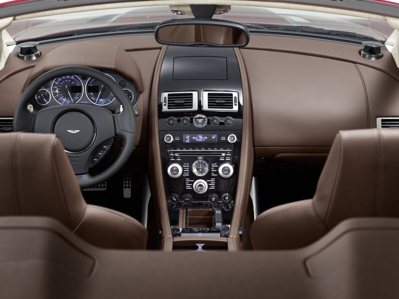 Aston Martin interior view